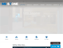 Tablet Screenshot of mb-stone.net